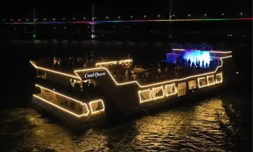 Coral queen diner cruise party goa